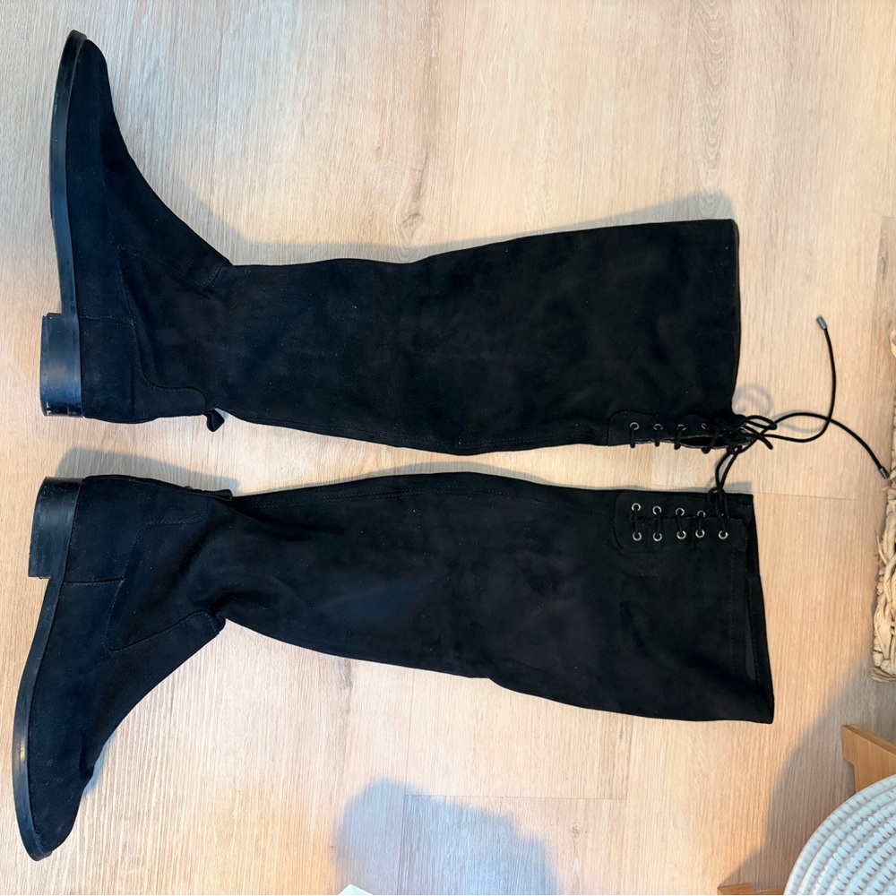 Reaction Kenneth Cole Black Over the Knee Boots